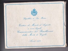 san marino - trittico bimillenario morte virgilio -1981