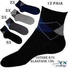 Stock 12 paia Calzini Uomo
