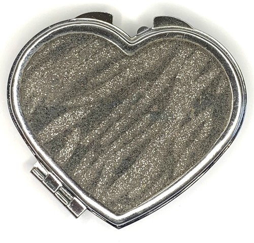 Heart shaped handbag mirror - heart,