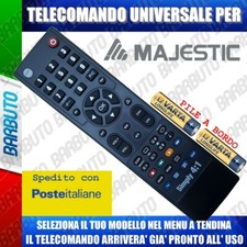 TELECOMANDO UNIVERSALE MAJESTIC CLICCA IL TUO MODELLO LO RICEVERAI GIA PRONTO