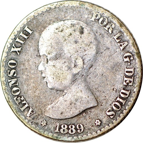 Spagna centesimi 1889 - centesimi,,