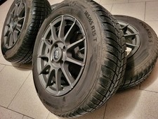 Gomme invernali 90%(Barum 47/2023) + Cerchi MSW85 6.0x15 ET22 4x108 MATT GRAPH