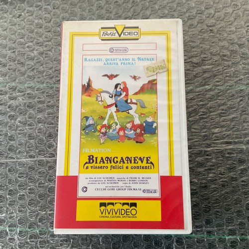 Vhs biancaneve vissero - vhs,