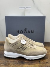 Hogan Interactive Suede Beige Casual Scarpa Hogan Uomo 40