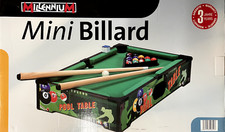 Mini Biliardo cm 51x31x10 con stecche e palline