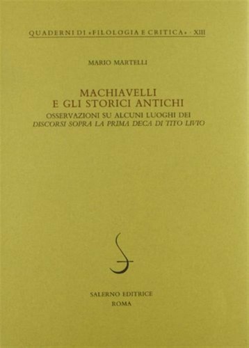 Machiavelli gli storici - e,