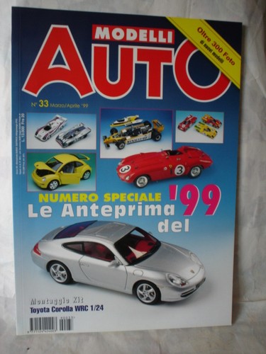 Modelli auto rivista n - modelli, n°33
