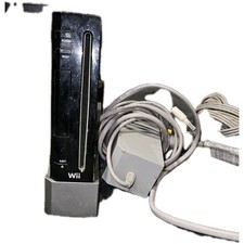 Console Wii nera con tutti i