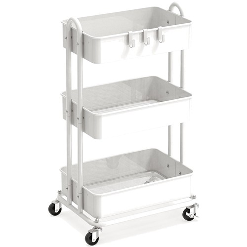 Organizza con carrello bianco - organizza,
