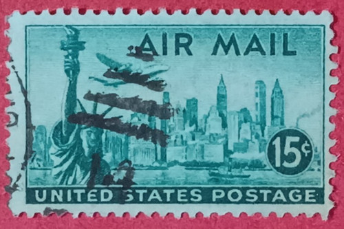 Usa cancelled postage stamp - usa,