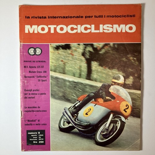 Rivista motociclismo agosto - rivista,