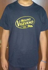 T-shirt Vigevano Molino Blu Scuro Taglia L farina X Pizza