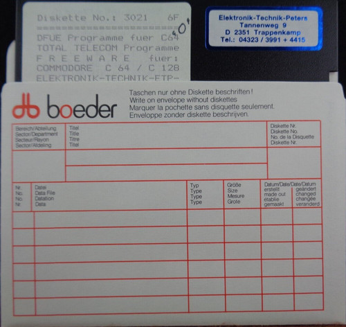 Commodore 128 programma - --,