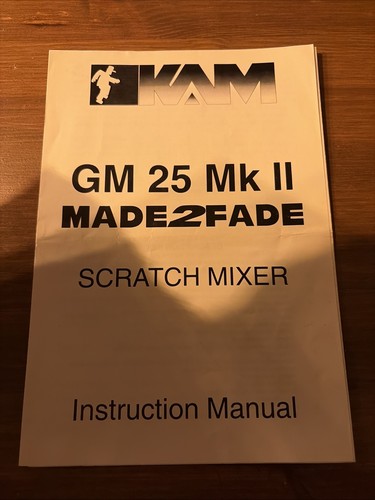 Kam gm25 mk2 made2fade mixer - kam,
