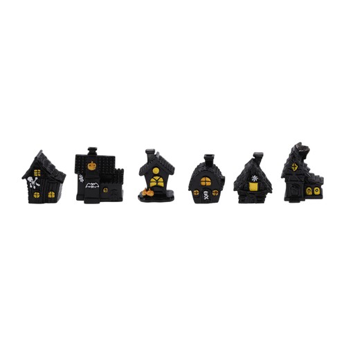 Miniature resina nera casa - miniature,