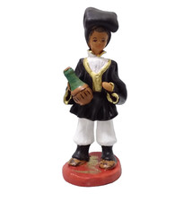 Arte Sarda OMETTO CERAMICA ARTIGIANALE COSTUME SARDO BOTTIGLIA 12X6 R. CARBONI