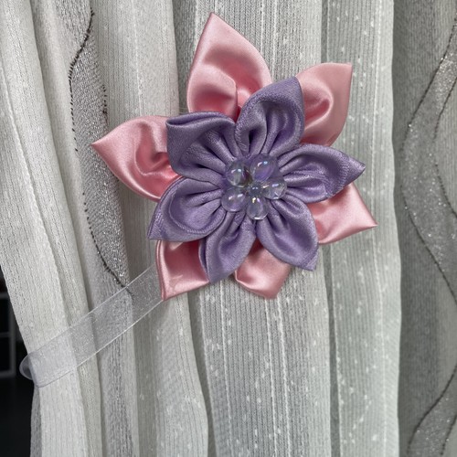 Coppia fiori ferma tenda - coppia,