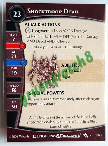 Shocktroop devil 01 rara - ►shocktroop,