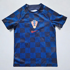 Nike tshirt calcio pre gara Croazia calcio mondiali 2022 bambino tg S 128-137 cm