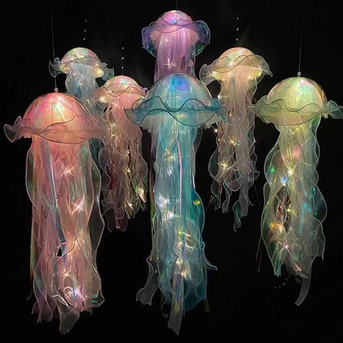 Lampada led medusa acquario - led,
