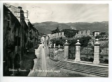 1950/60 Vittorio Veneto Via Roma e antiche mura DEST. Firenze FG B/N VG ANIMATA