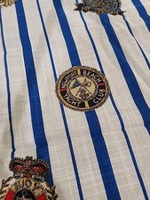 Tessuto Yacht Club vintage blu