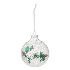 Palla di natale in vetro con