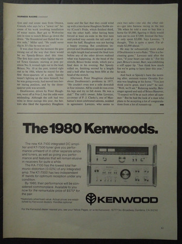 Pubblicità rivista kenwood - rivista,