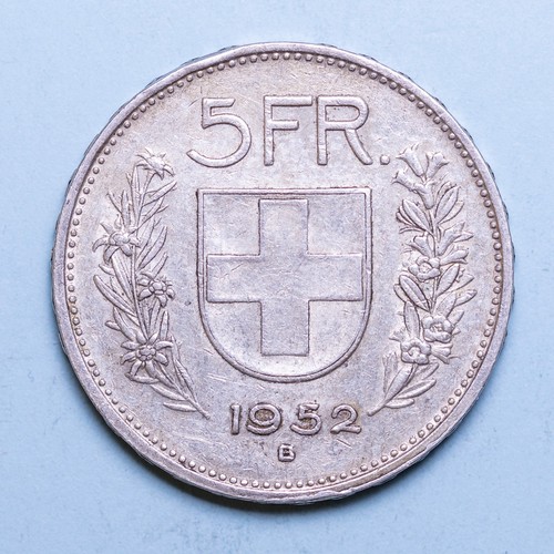 Svizzera franchi 1952 raro - 5,