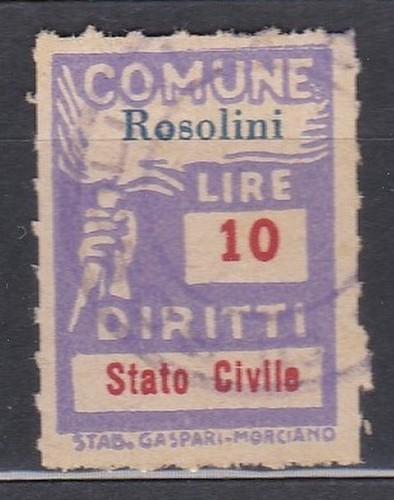 Rosolini marca municipale - rosolini,