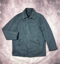 Transit Uomo Avantgarde Giacca Cappotto Cotone Twill Tinto In Capo Uomo Tg L - XL