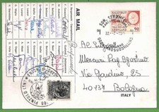 ae3400 - GROENLANDIA - STORIA POSTALE - SPEDIZIONE ALPINISTICA ITALIANA 1976