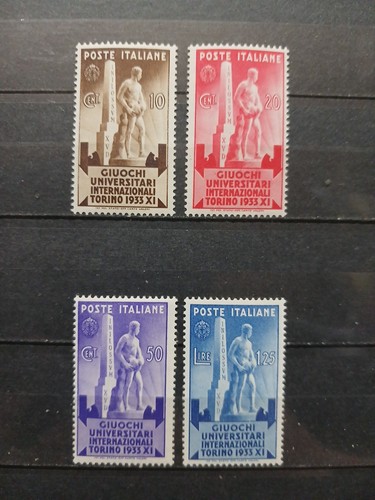 1933 regno francobolli giuochi - francobolli,