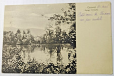 LIGURIA GE. PROVINCIA CARTOLINA CHIAVARI LUNGO L' ENTELLA VIAGGIATA 1907