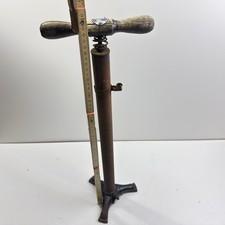 RARA POMBA BICI BICICLETTA UNIVERSAL CON BASE IN GHISA E MANIGLIA IN LEGNO