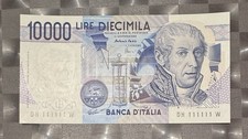 10000 Lire Volta Numeri Poker
