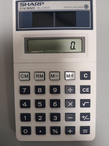 Calcolatrice sharp 240s - calcolatrice,