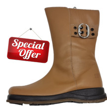 STIVALI MELANIA VERA PELLE  COLORE CAMMELLO UNISEX TAGLIA 28 IN OFFERTA