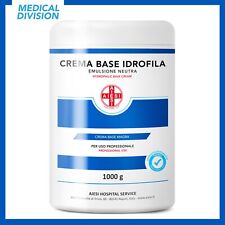 Crema Base Idrofila neutra magra pura per uso Farmaceutico e Dermatologico 1 kg