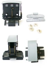 Kit in metallo per realizzare la loco da manovra FS D 208 "sogliola" scala H0.
