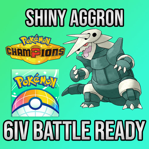 6iv shiny aggron pronto - ✨6iv,