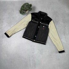 Giacca di velluto a coste jeans vintage Jean Paul Gaultier reversibile taglia M