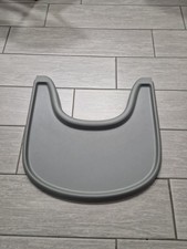 Vassoio ORIGINALE per Seggiolone Stokke Tripp Trapp Perfette Condizioni Grigio