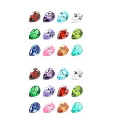 Set 2 Gioielli per Bambini Gemme Artigianali Decorativi