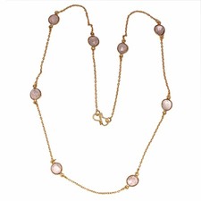 Collana rosa quarzo - collana,