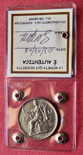 Buono lira 1922 italia - buono,