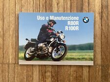 BMW R 80 R - R 100 R - Libretto Uso e Manutenzione - Italiano - Nuovo ...