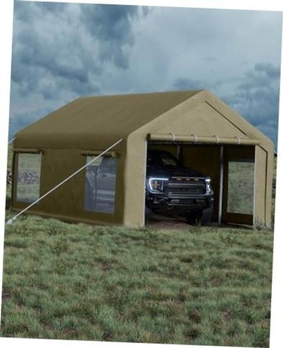 Garage portatile kaki 12x20