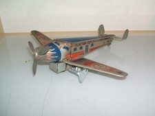 TIN TOY AEROPLANO IN LATTA A