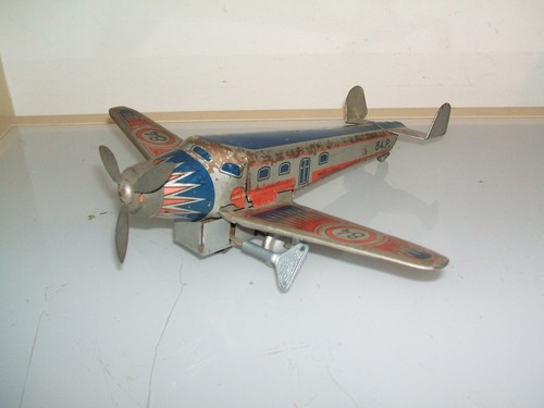 Tin toy aeroplano - toy,